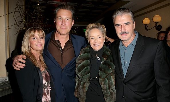 January 8: Aidan and Mr. Big could be friends! John Corbett with love Bo Derek, Sharon Stone and Chris Noth attended the Ketel One Vodka sponsored 'Spotlight' pre-Golden Globes party at Bouchon in Beverly Hills.
<br>
Photo: Getty Images