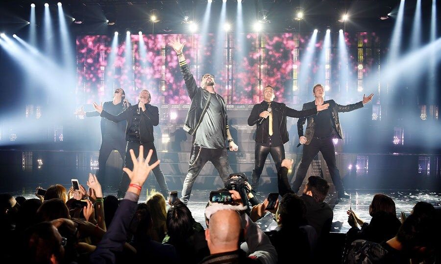 The Backstreet Boys treated guests at Caesars Palace to a <i>larger than life</i> performance, which included their iconic songs <i>Everybody</i> and <i>I Want It That Way</i>.
Photo: Denise Truscello / Wireimage