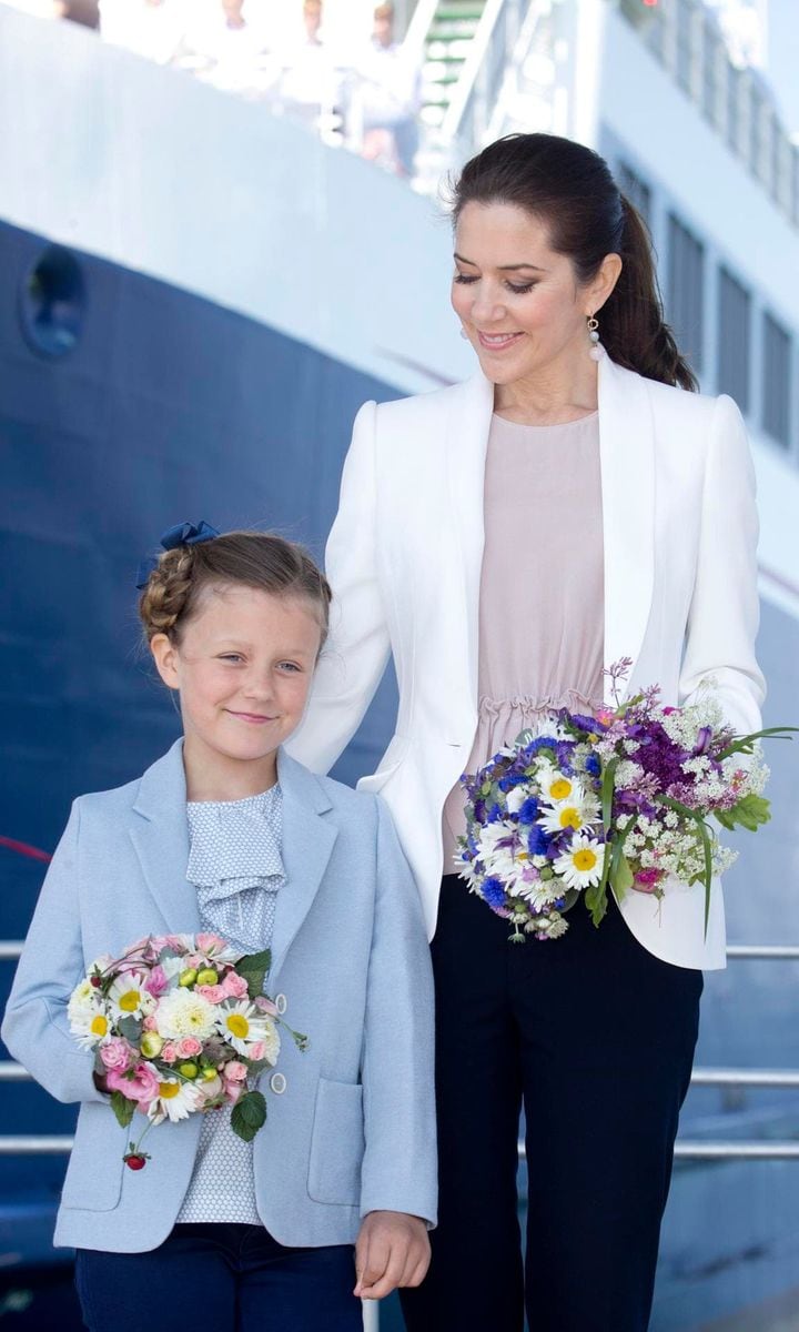 Crown Princess Mary & Princess Isabella Of Denmark Undertake Engagements On The Island Of Samso