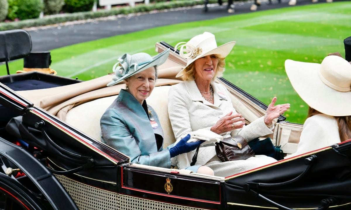 Princess Anne and the Queen’s sister rode in the same carriage on June 20