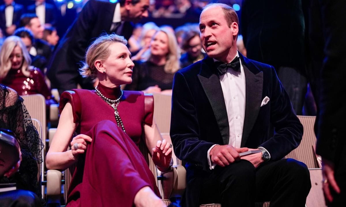 Prince William sat next to Cate Blanchett at the 2024 awards ceremony