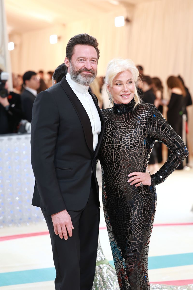 Hugh Jackman and Deborra-Lee Furness attend The 2023 Met Gala 