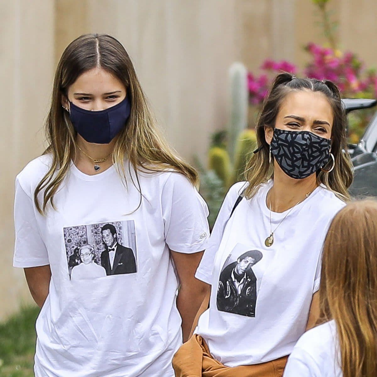 Jessica Alba and daughter Honor