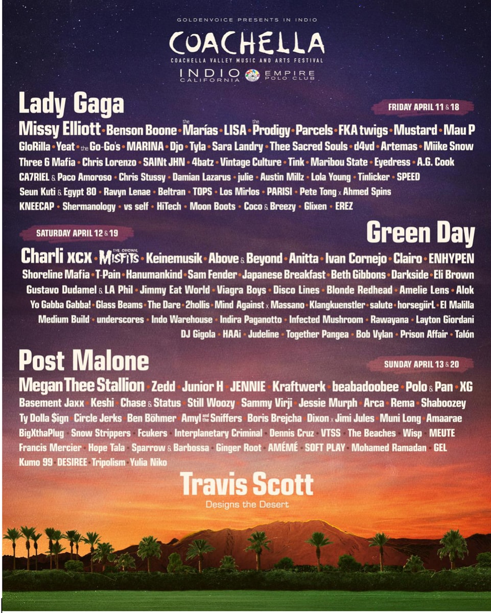 Programación de Coachella 2025