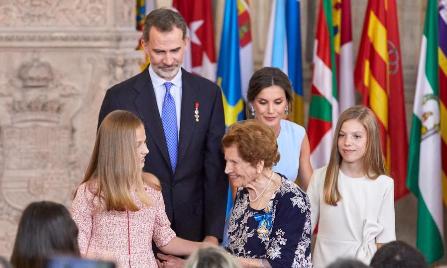 Princess Leonor, Infanta Sofía, King Felipe and Queen Letizia