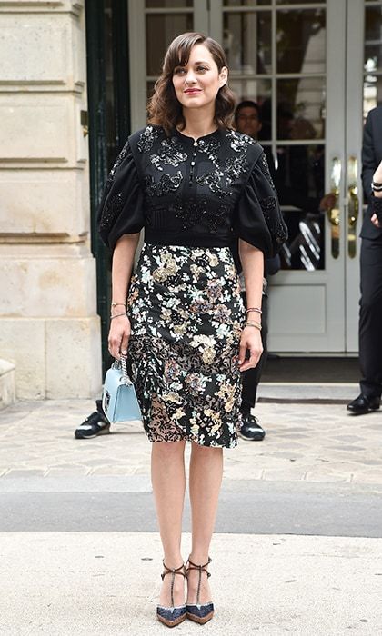 French actress Marion Cotillard exuded Parisian chic at Dior.
<br>
Photo: Getty Images