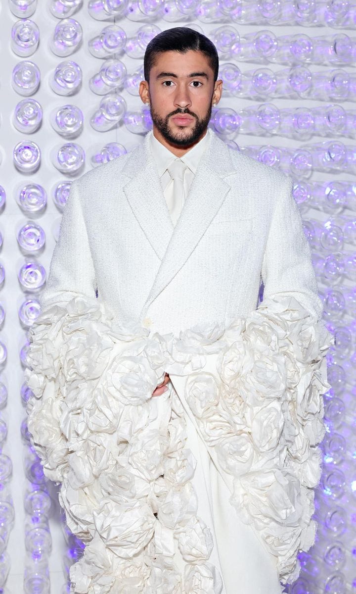 Bad Bunny at the 2023 Met Gala celebrating 'Karl Lagerfeld: A Line Of Beauty'