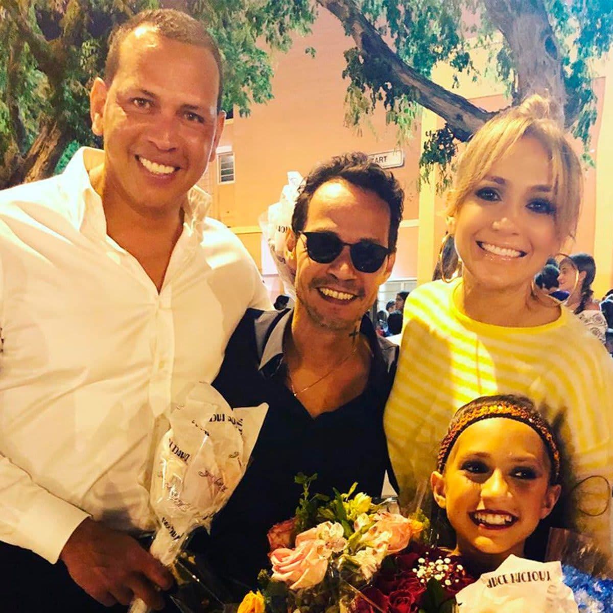 Jennifer Lopez, A-Rod y Marc Anthony