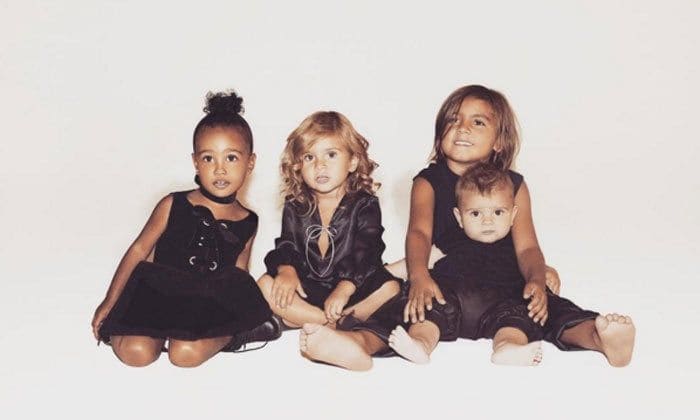<b>December 2015</b>
<br>
Squad goals! The Kardashian-Jenner kids look adorable in this Christmas card photo. In classic North style, she wore her Doc Martens.
</br><br>
Photo: Instagram/@kimkardashian