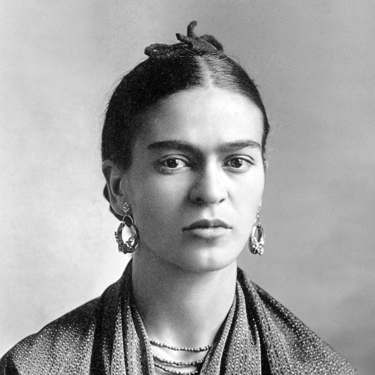 Mexico: Frida Kahlo de Rivera, painter and artist (1907-1954), photographed by her father, Guillermo Kahlo, 1932