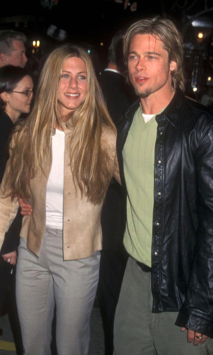 Jennifer Aniston and Brad Pitt fashion