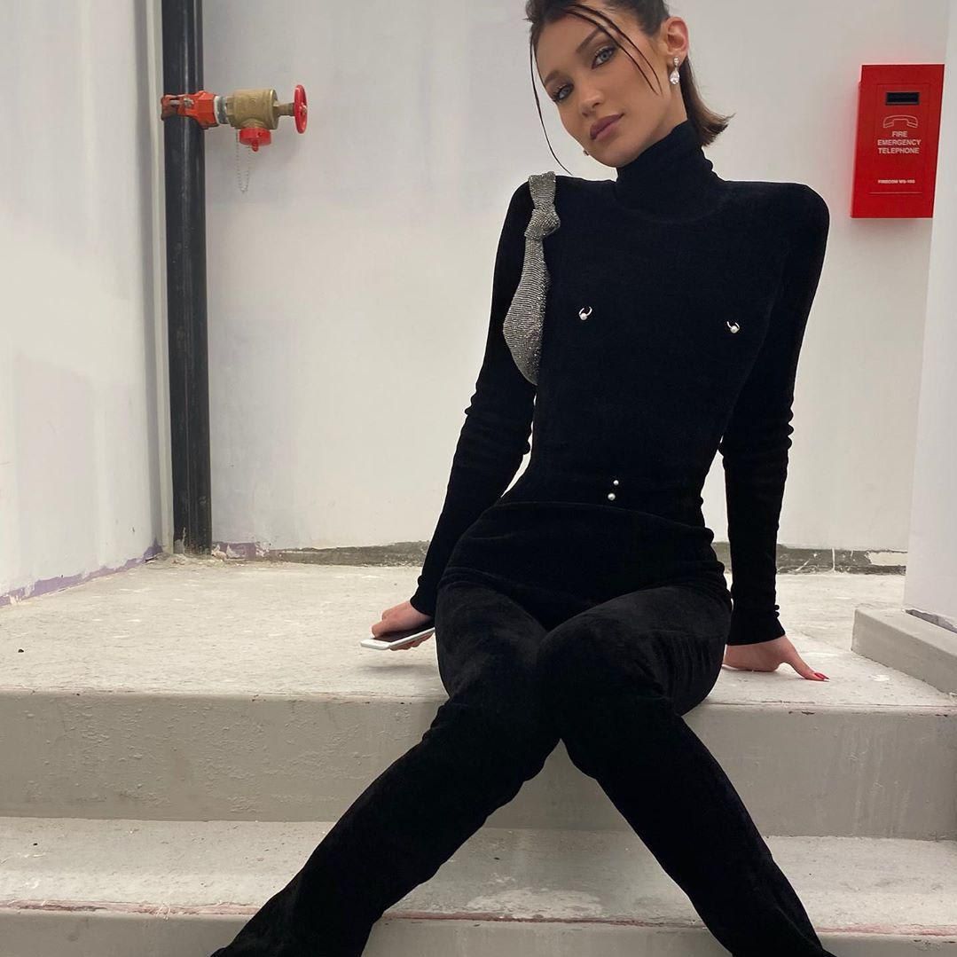 Bella Hadid, Selena Gomez social media