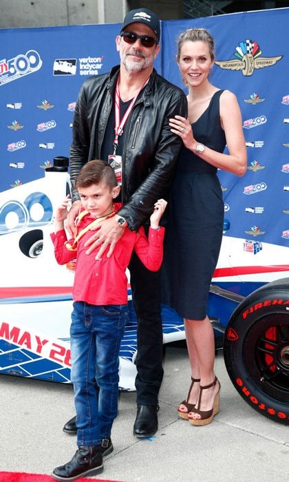 Jeffrey Dean Morgan and Hilarie Burton brought their seven-year-old son Gus to the Indy 500 in Indianapolis on May 28, 2017. Jeffrey took to Twitter to write about their special day at the track: "Running the pace lap... his dad driving... does Gus care? Nope. New hero at our house is @TonyKanaan too cool!! Thanks @IMS and @TeamChevy."
Photo: Getty Images