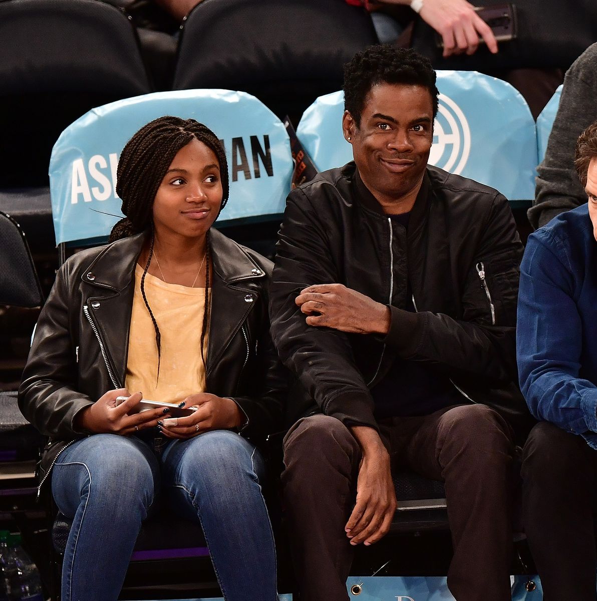 Chris Rock and his daughter Lola