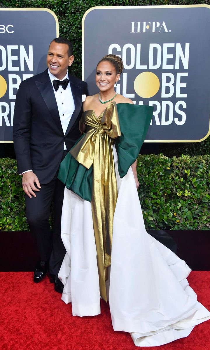 Jennifer Lopez and Alex Rodriguez, Golden Globes