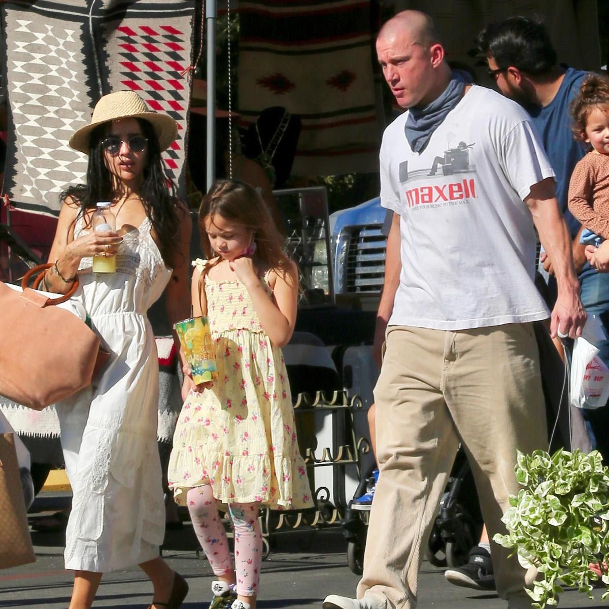 EXC Zoe Kravitz, Channing Tatum and his daughter