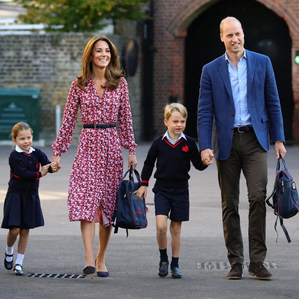 George and Charlotte will reportedly join their parents and royal relatives on their walk to Christmas church service