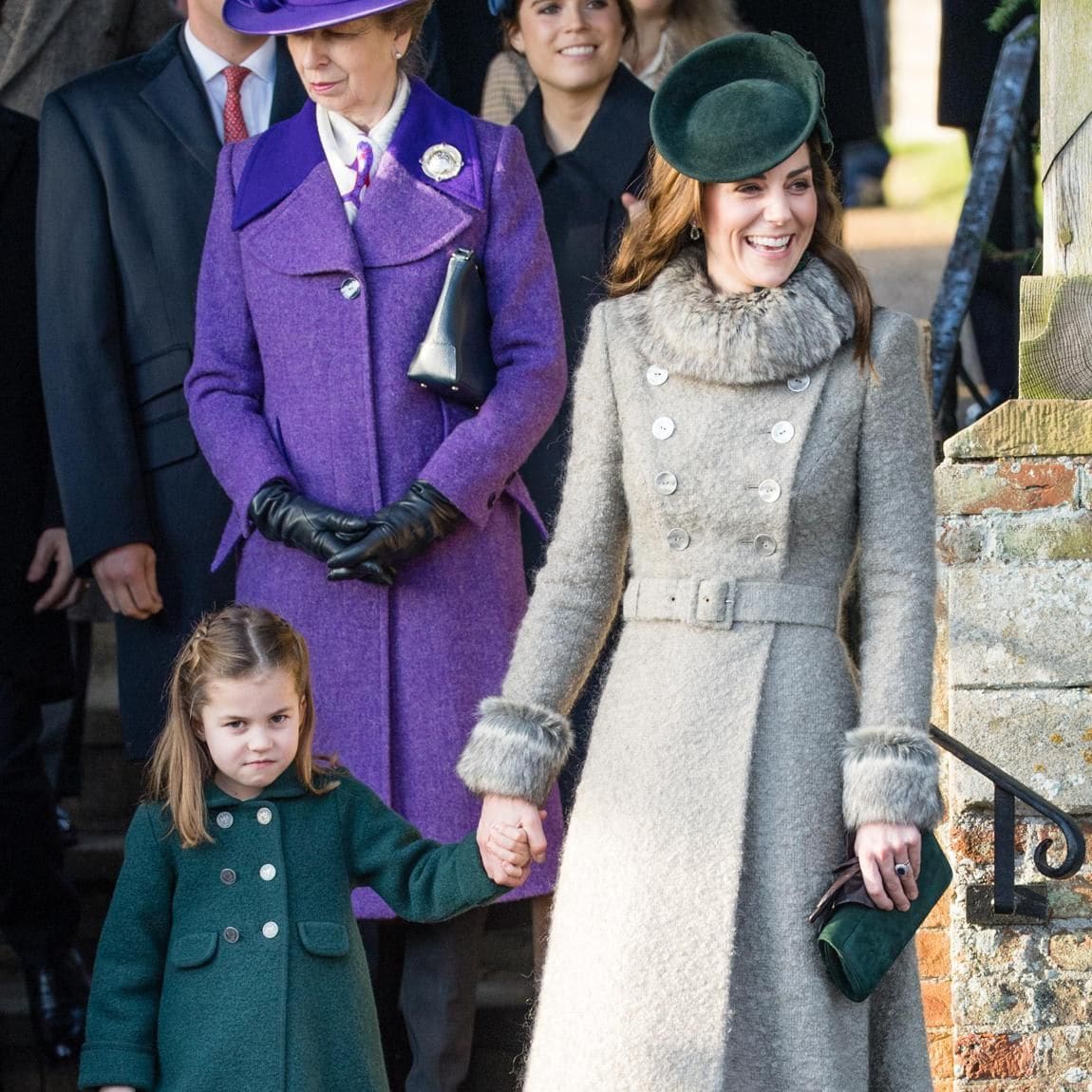 The Royal Family Attend Church On Christmas Day