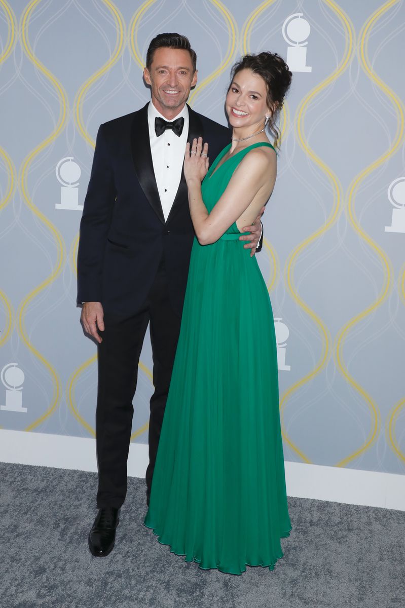 Hugh and Sutton pose at the 75th Annual Tony Awards, 12 Jun 2022