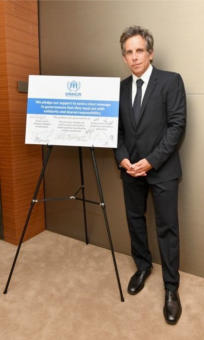 September 16: UNHCR supporter Ben Stiller attended UNHCR #WithRefugees petition handover at UN General Assembly Hall at United Nations in NYC.
Photo: Slaven Vlasic/Getty Images for UN High Commission on Refugees