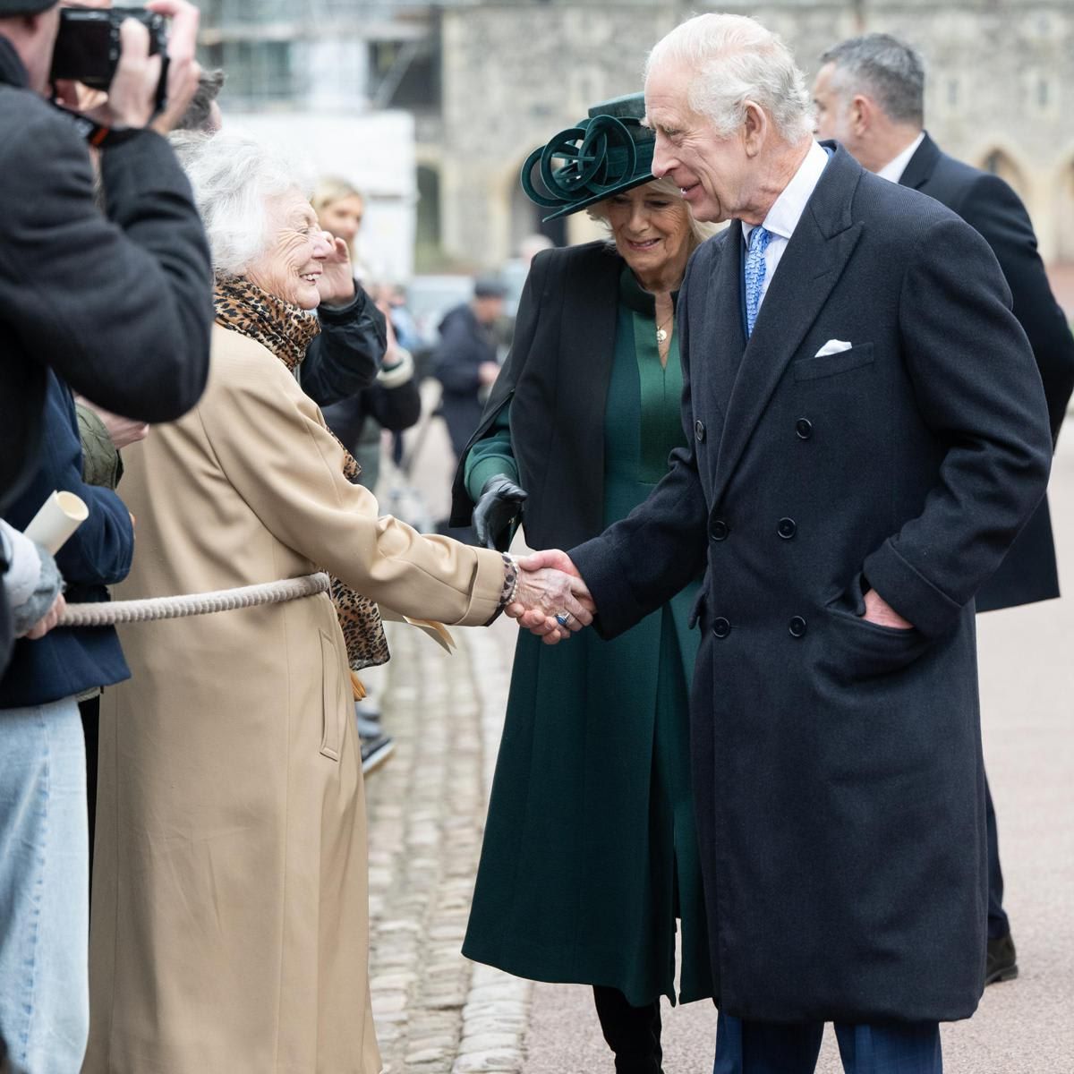 King Charles attended the service in Windsor on March 31, 2024