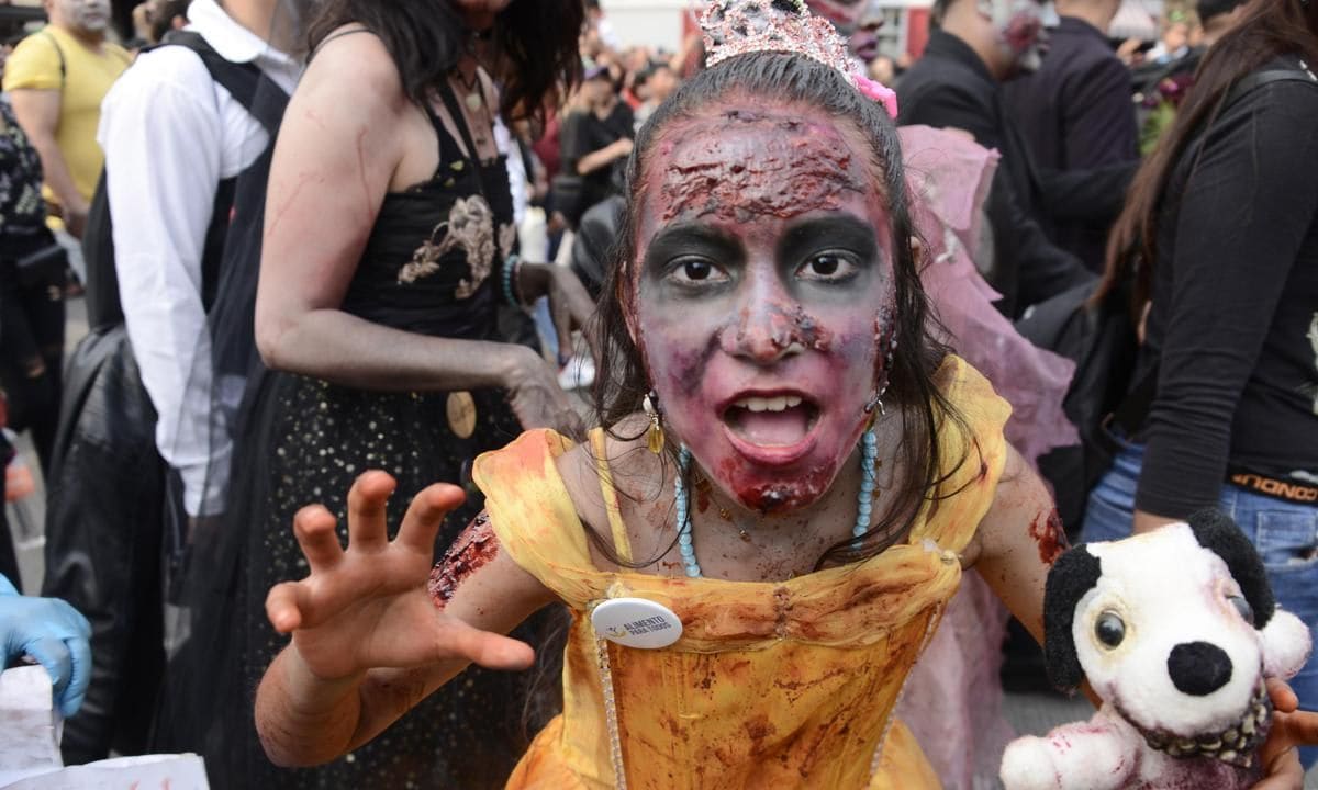 Mexico's 15th annual Zombie Walk