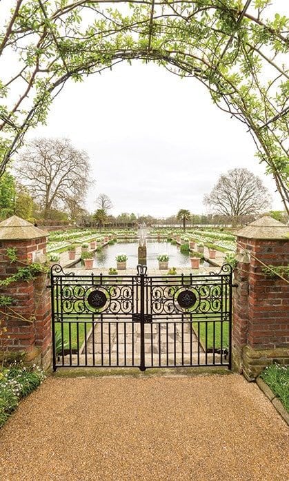 HONORING ENGLAND'S ROSE
Kensington Palace unveiled the poignant White Garden in tribute to Diana, Princess of Wales, on the 20th anniversary year of her death. Filled with white tulips, daffodils and hyacinths, it was inspired by Diana's life and style.
Photo: Getty Images