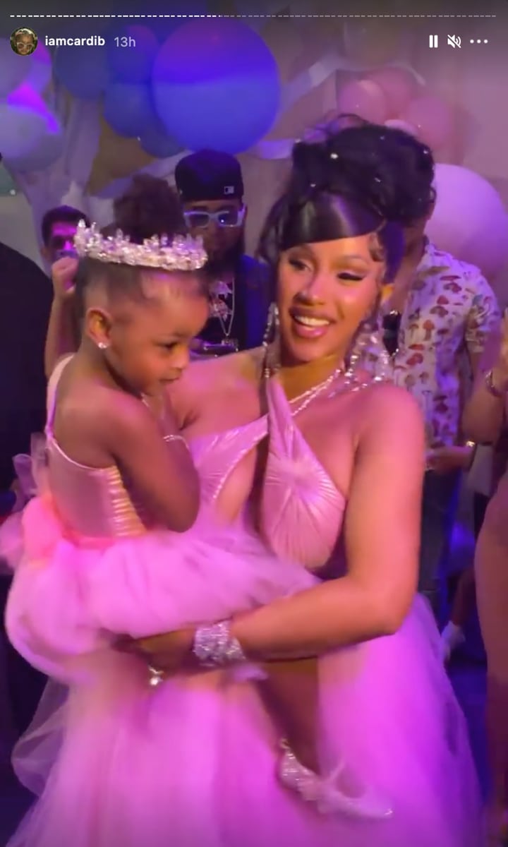 Cardi B celebrates Kulture’s 3rd birthday with a fairytale themed party