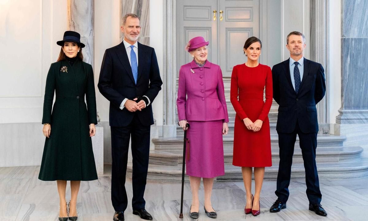 Queen Letizia and King Felipe began their 2023 state visit to Denmark on Nov. 6