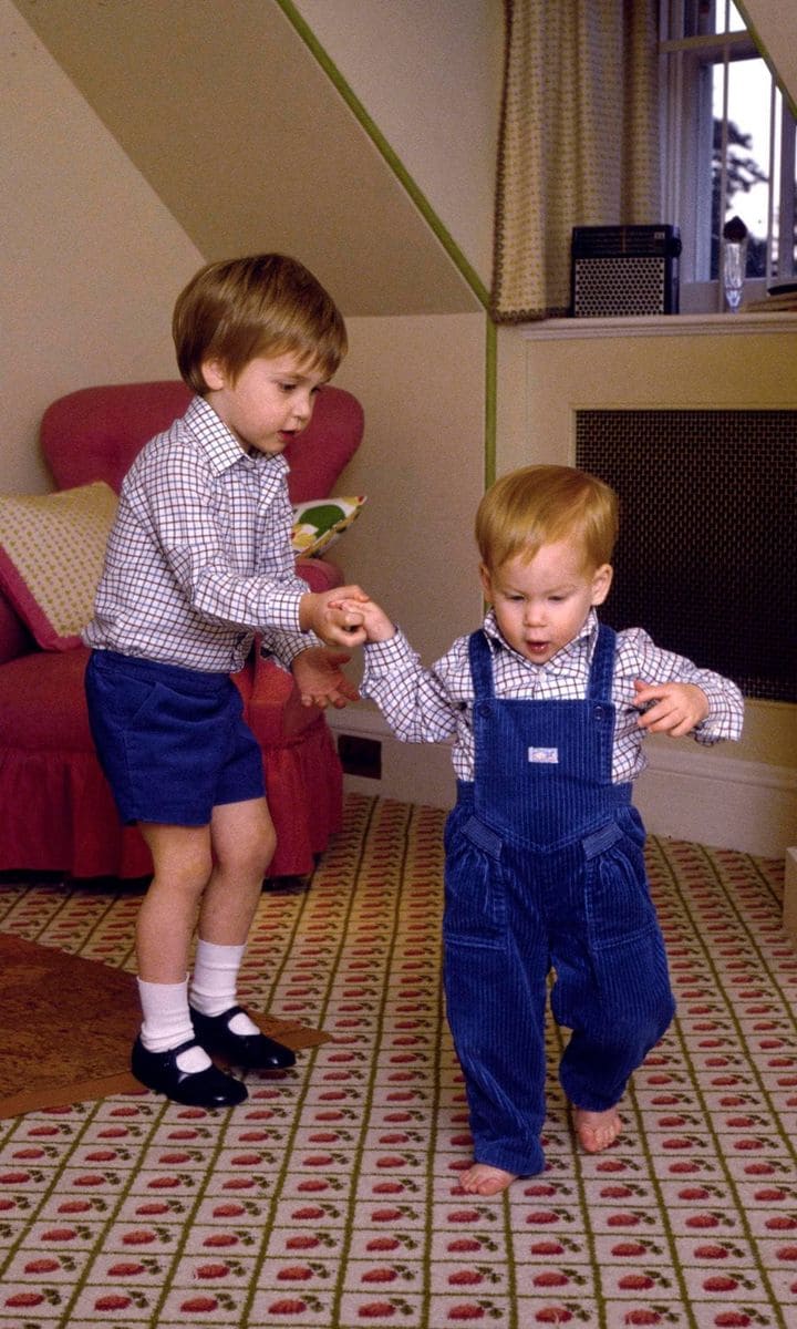 Prince William and Prince Harry throughout the years