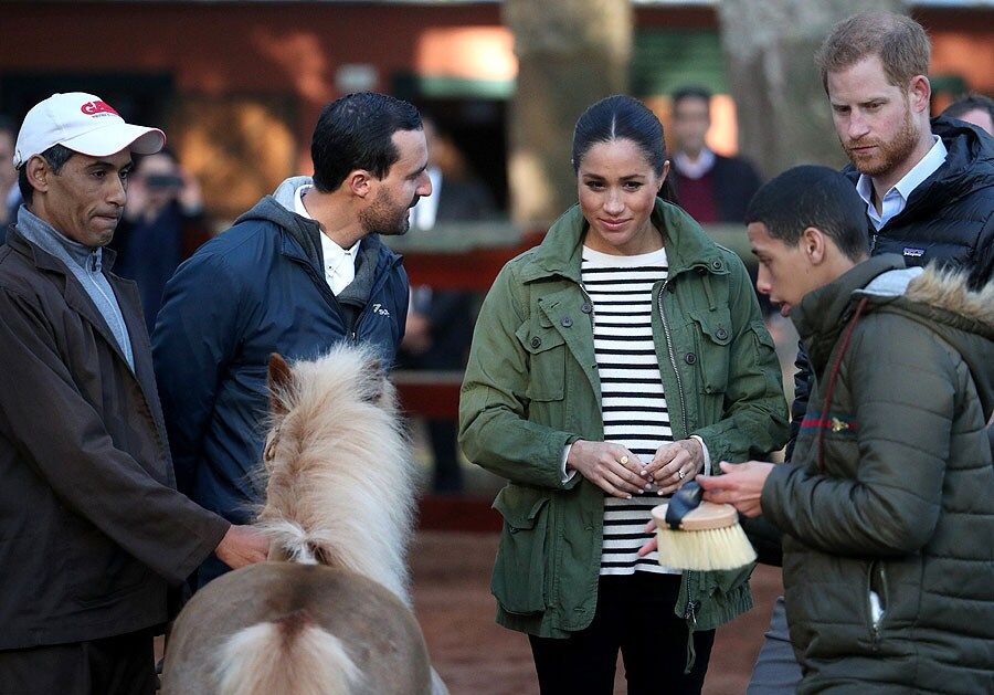 Meghan Markle and Prince Harry in Morocco