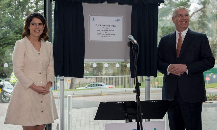 Princess Eugenie and Prince Andrew