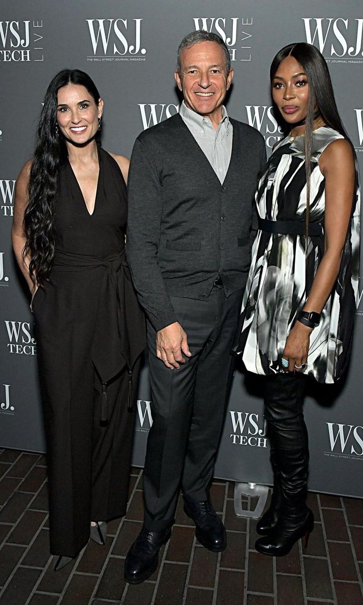 Demi Moore, Bob Iger and Naomi Campbell