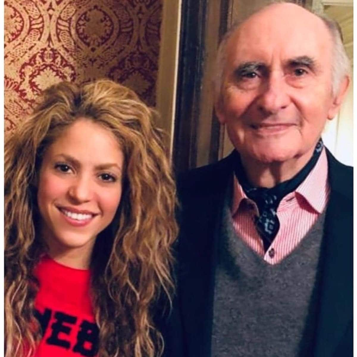 Shakira with her ex's father