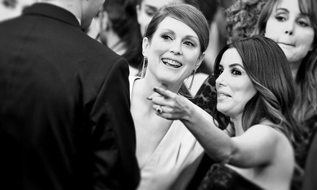 Stars here, there, everywhere! Even Julianne Moore and Eva Longoria couldn't help but take in the glamour of the Cannes Film Festival.
<br>
Photo: WireImage