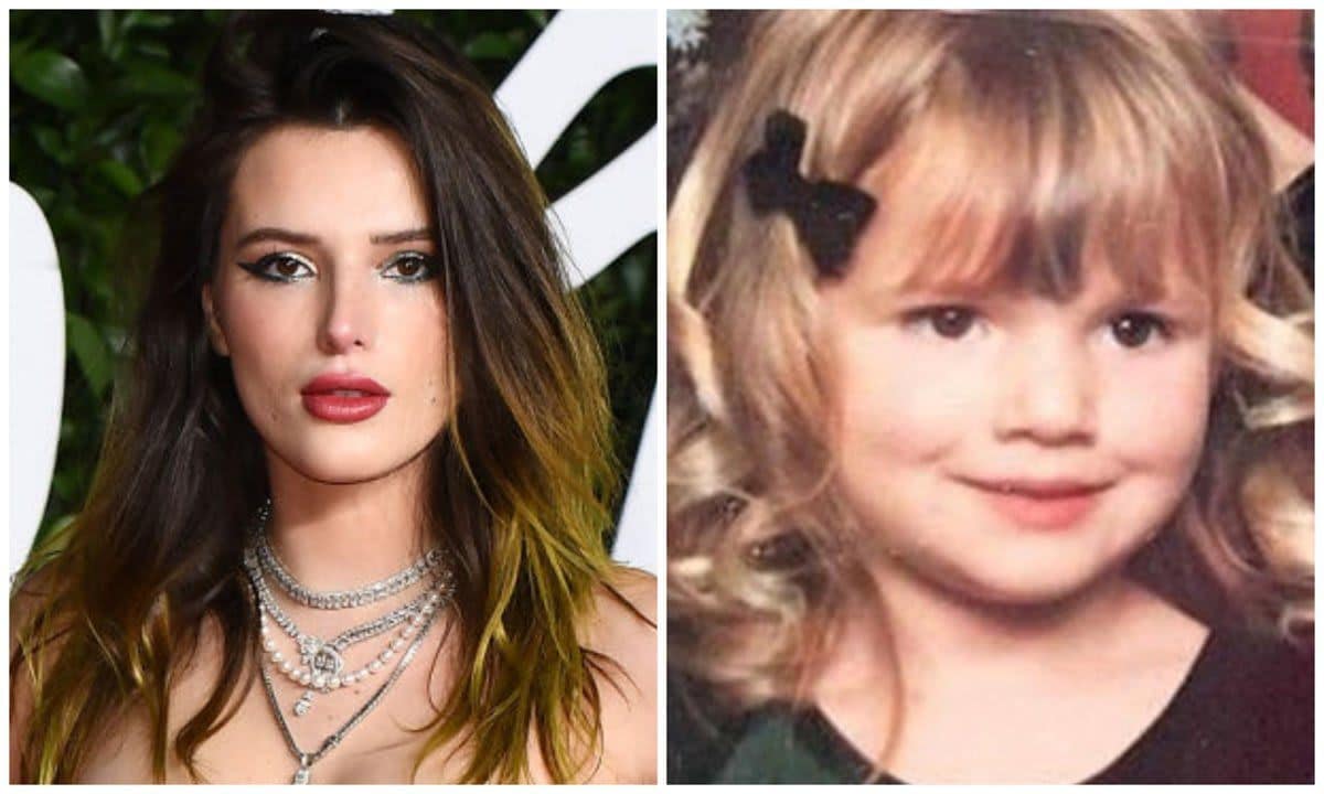 Bella Thorne is currently a brunette, but she was blond as a little girl