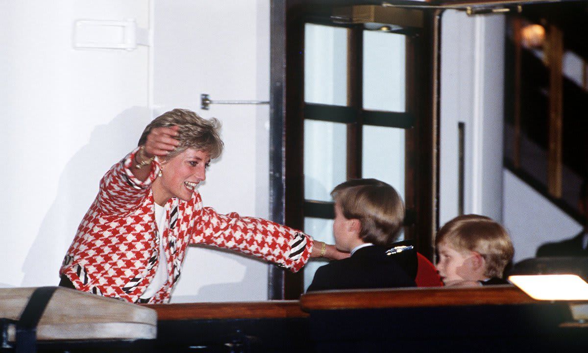 Diana And Sons William and Harry