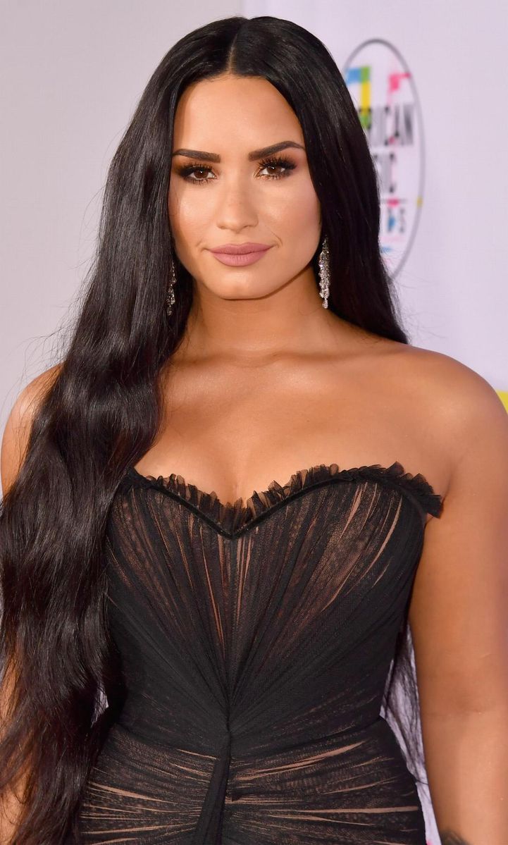 Demi Lovato at the 2017 American Music Awards   Red Carpet