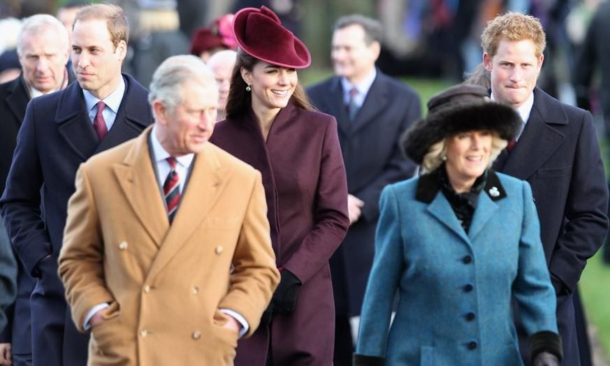 British royals on Christmas Day