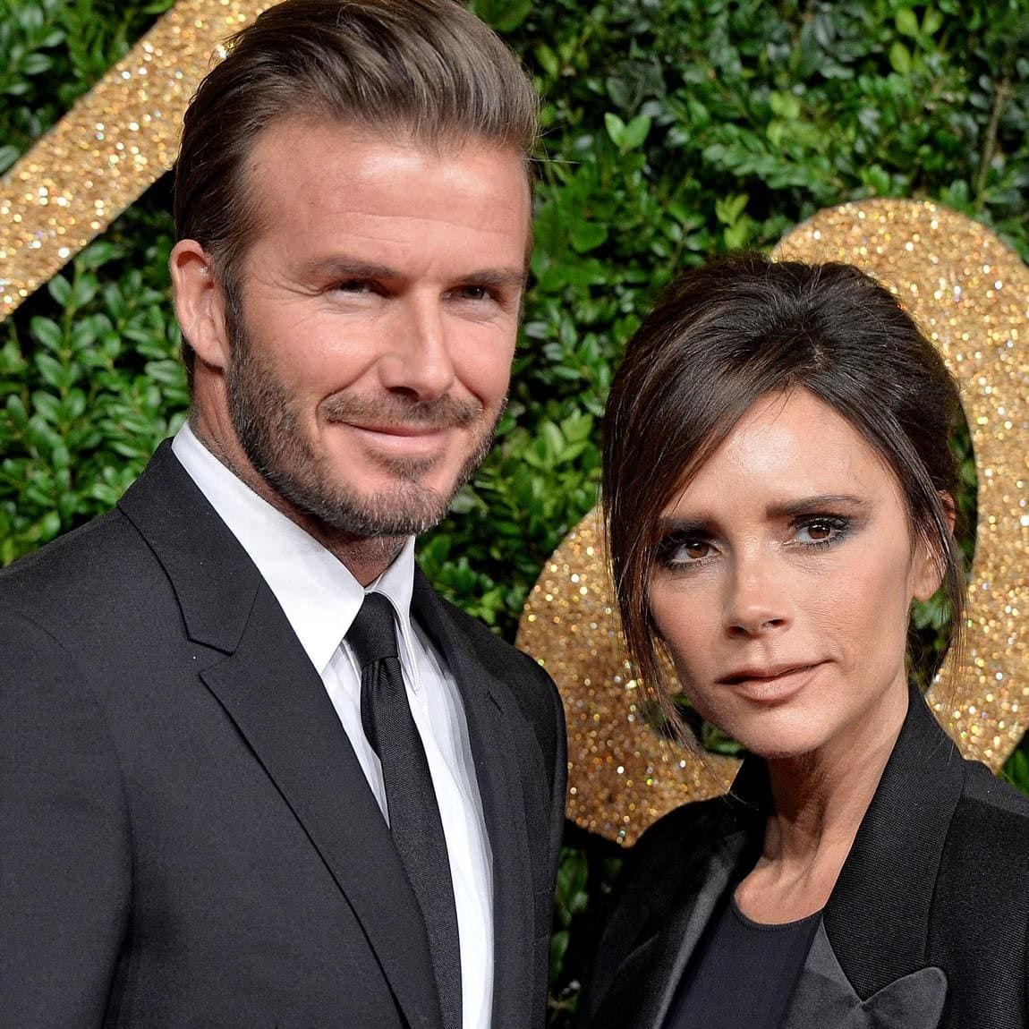 David Beckham and Victoria Beckham at the British Fashion Awards 2015