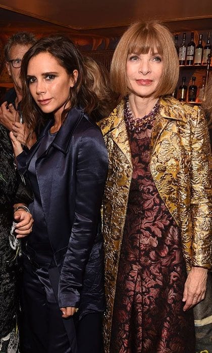 Talk about [fashion] girl power! Victoria Beckham and Vogue's Anna Wintour made a stylish duo at the book launch party for "Vogue: Voice Of A Century."
Photo: David M. Benett/Getty Images