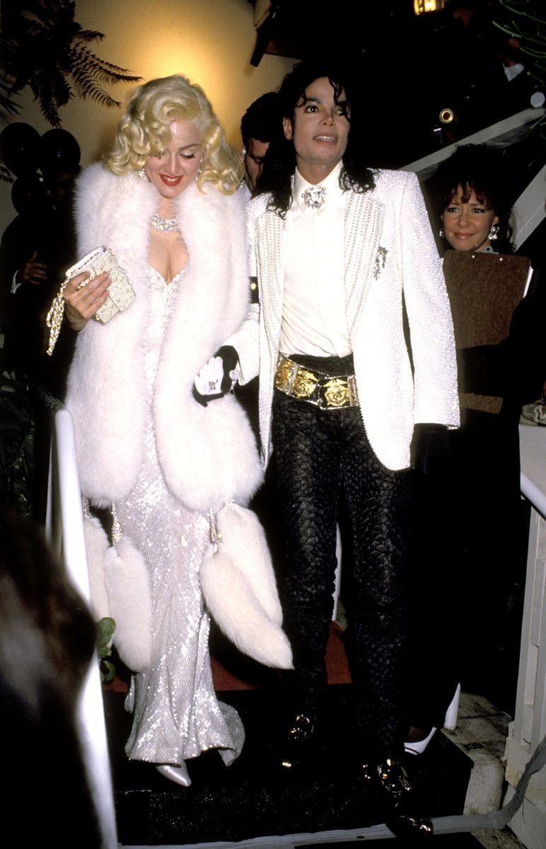 Madonna and Michael Jackson at the Spagos in West Hollywood, California (Photo by Ron Galella/Ron Galella Collection via Getty Images)