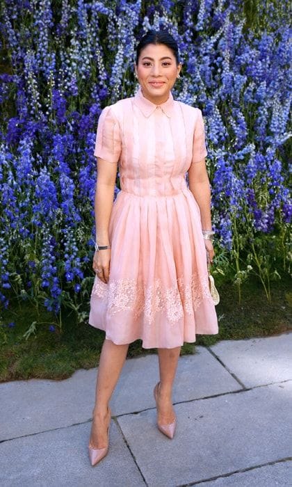 Also attending Dior's Paris Fashion show Princess Sirivannavari of Thailand, who chose a cute pink dress with a peter pan collar from the label's collection. <br>
Photo: Getty Images