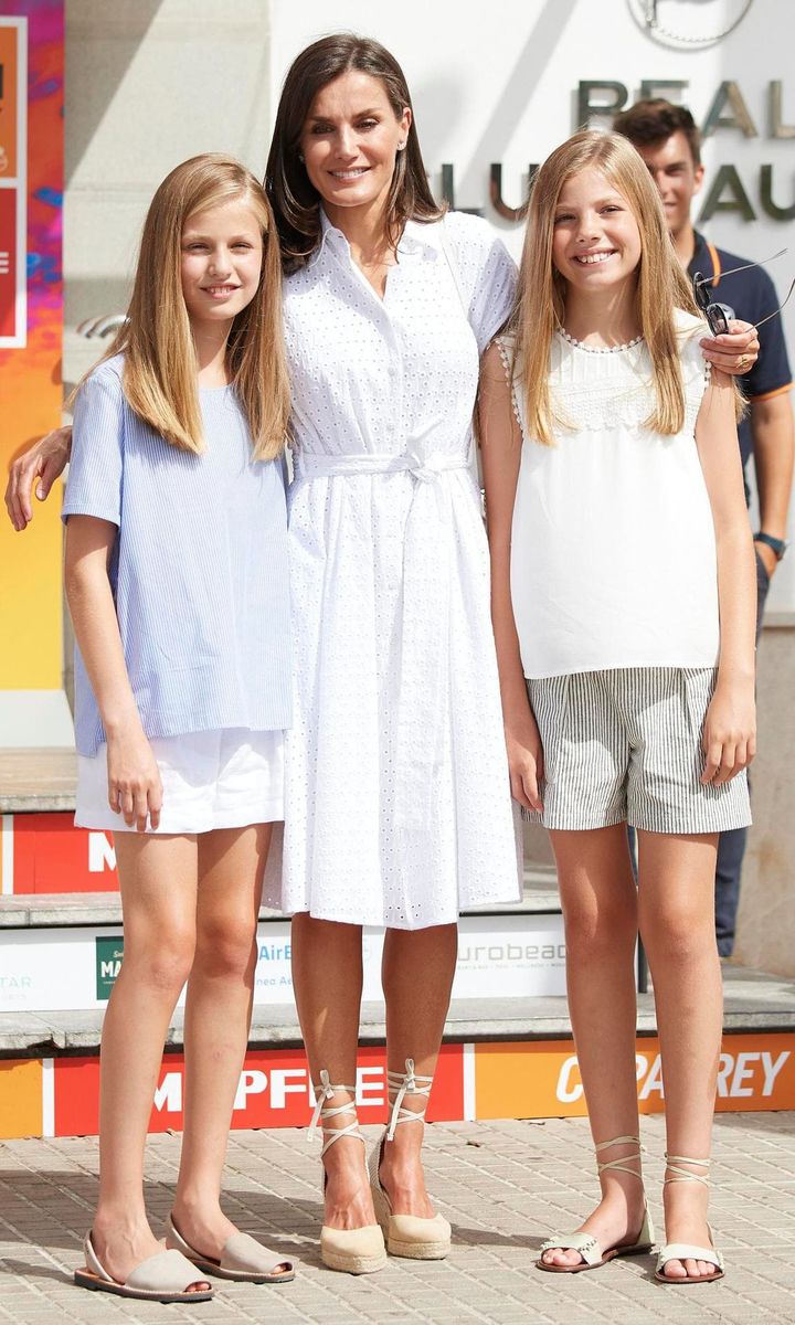 Queen Letizia, Princess Sofia and Princess Leonor of Spain