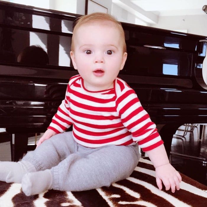 A young Billy Joel in the making! Ivanka posted a photo of her baby boy sitting perched up on a zebra-printed bench beside a grand piano. Attached to the picture she wrote, "Piano Man!"
Photo: Instagram/@ivankatrump