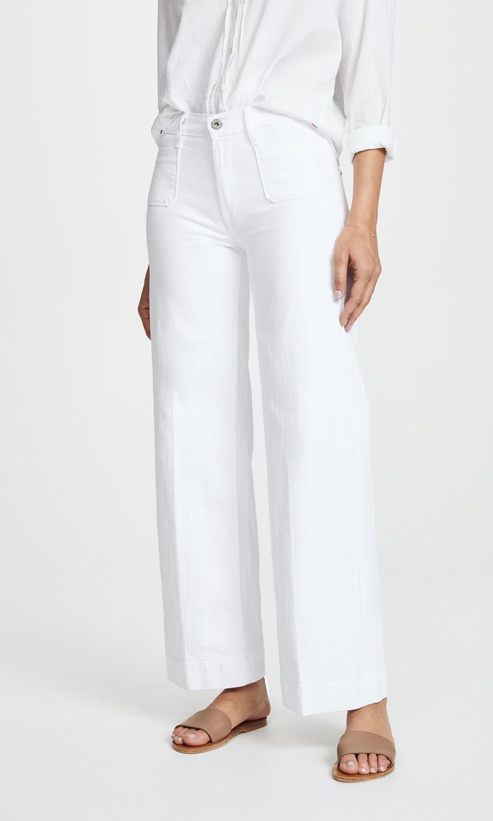 White jeans by Caroline