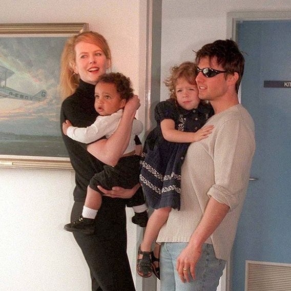 Bella and her brother Conner, with parents Tom Cruise and Nicole Kidman.
<br>
Photo: Getty Images