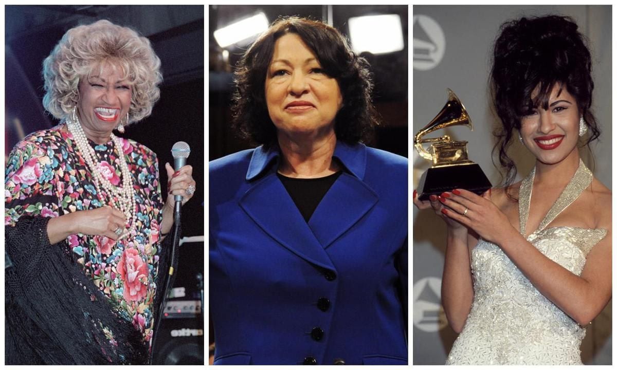 Celia Cruz, Sonia Sotomayor and Selena Quintanilla