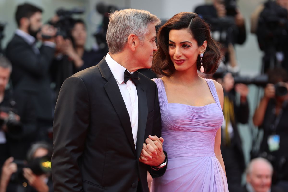 George Clooney and Amal Clooney walk the red carpet during the 74th Venice Film Festival at Sala Grande on September 2, 2017 in Venice, Italy.  