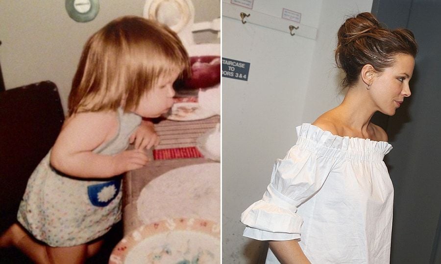 Kate Beckinsale
As cute as a button! Kate shares a classic baby candid of herself.
Photo: Twitter/KateBecksale/Getty Images